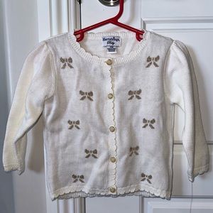 NWT! Infant sweater/cardigan. Size: 12 months. Brand: Hartstrings Baby.